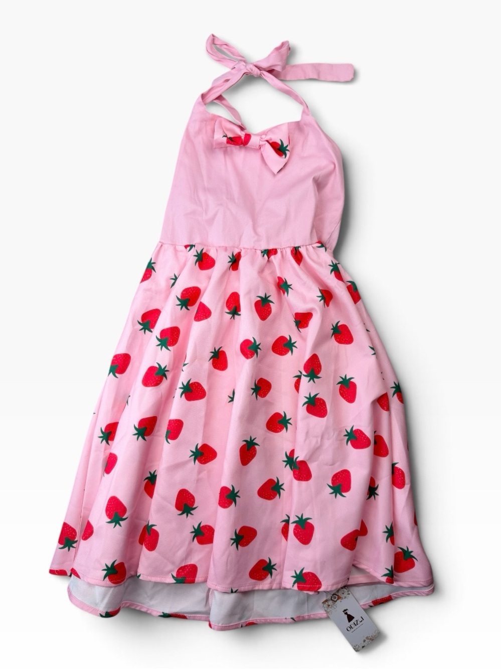 Girls' Pink Strawberry Halter Dress NWT!!! 🍓
